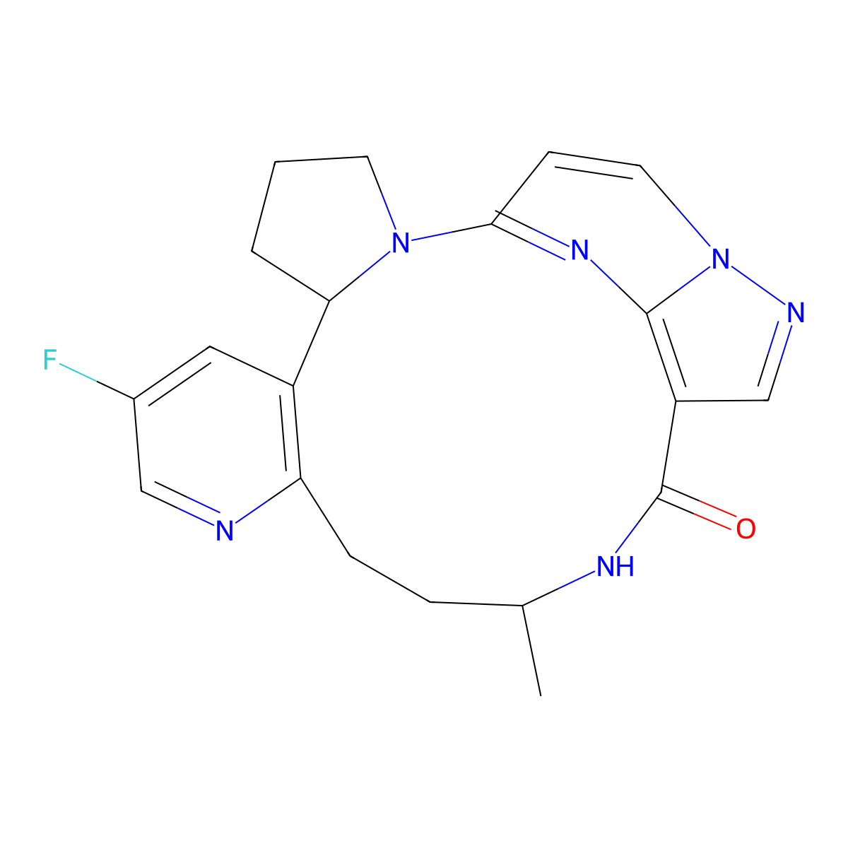 LOXO-195 R racemate molecular structure, CAS 1350884-56-8