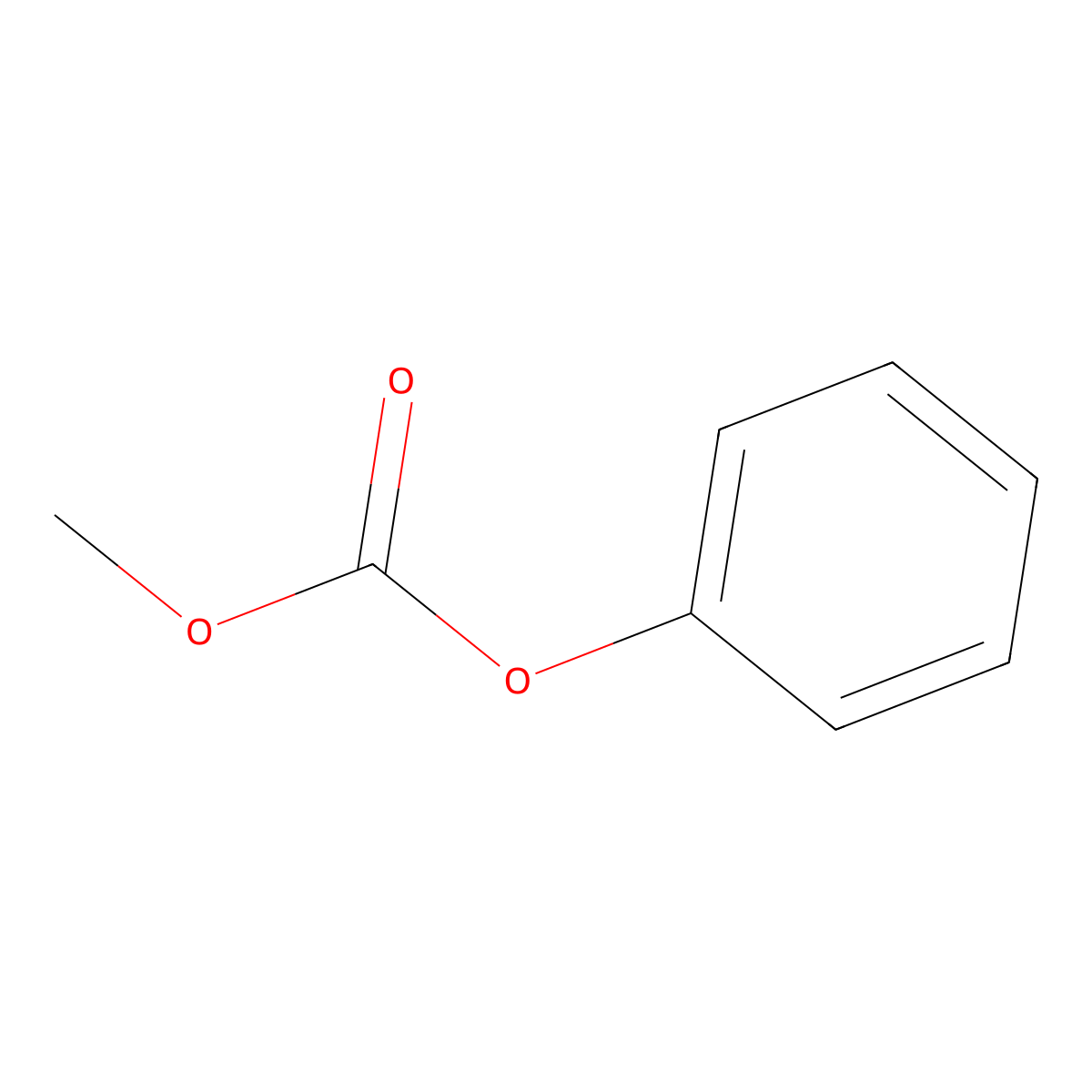 Carbonic acid, methyl phenyl ester molecular structure, CAS 13509-27-8