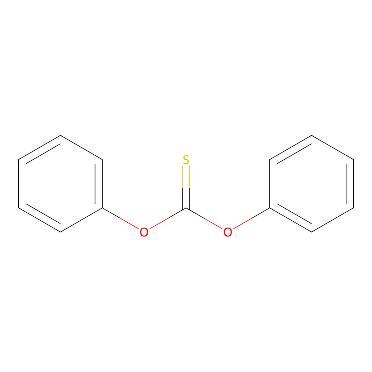 Diphenyl thionocarbonate molecular structure, CAS 13509-34-7