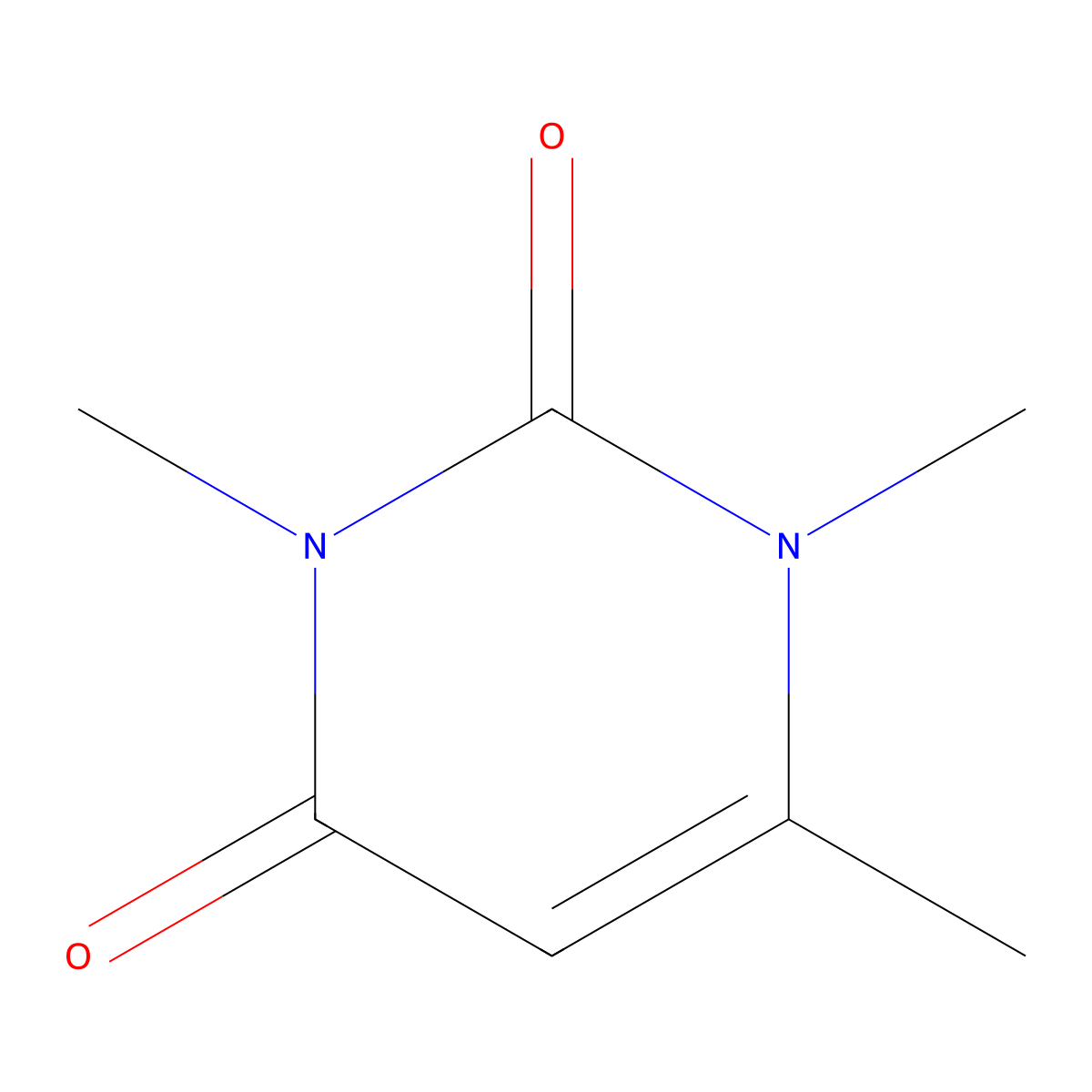 1,3,6-Trimethyl-2,4(1H,3H)-pyrimidinedione molecular structure, CAS 13509-52-9
