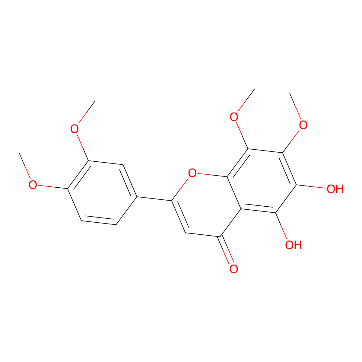 Pebrellin molecular structure, CAS 13509-93-8