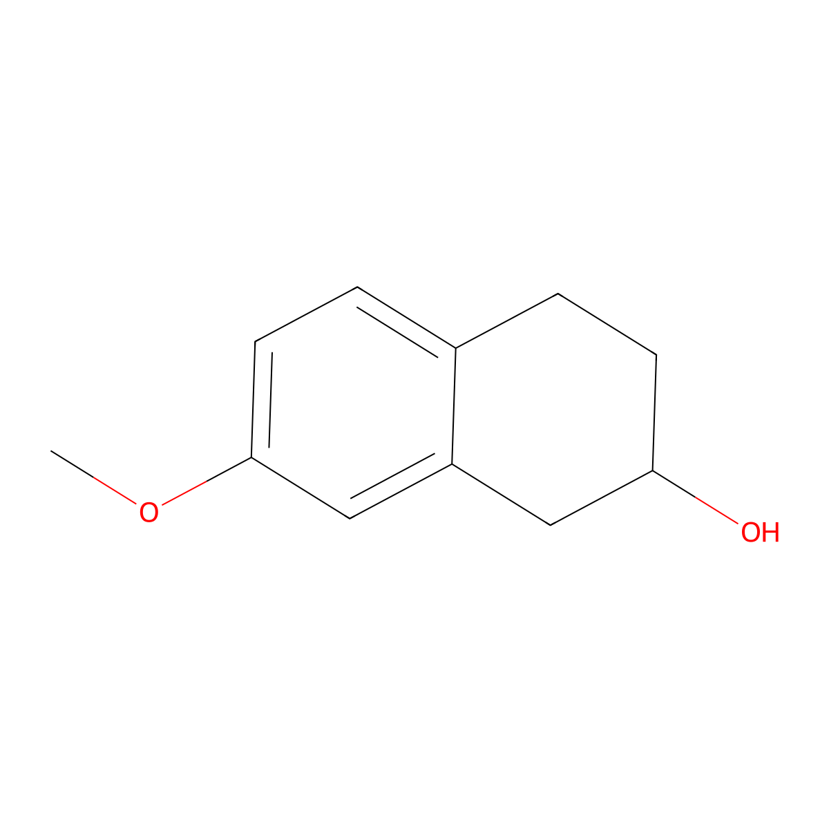 7-Methoxy-1,2,3,4-tetrahydronaphthalen-2-ol molecular structure, CAS 13511-60-9