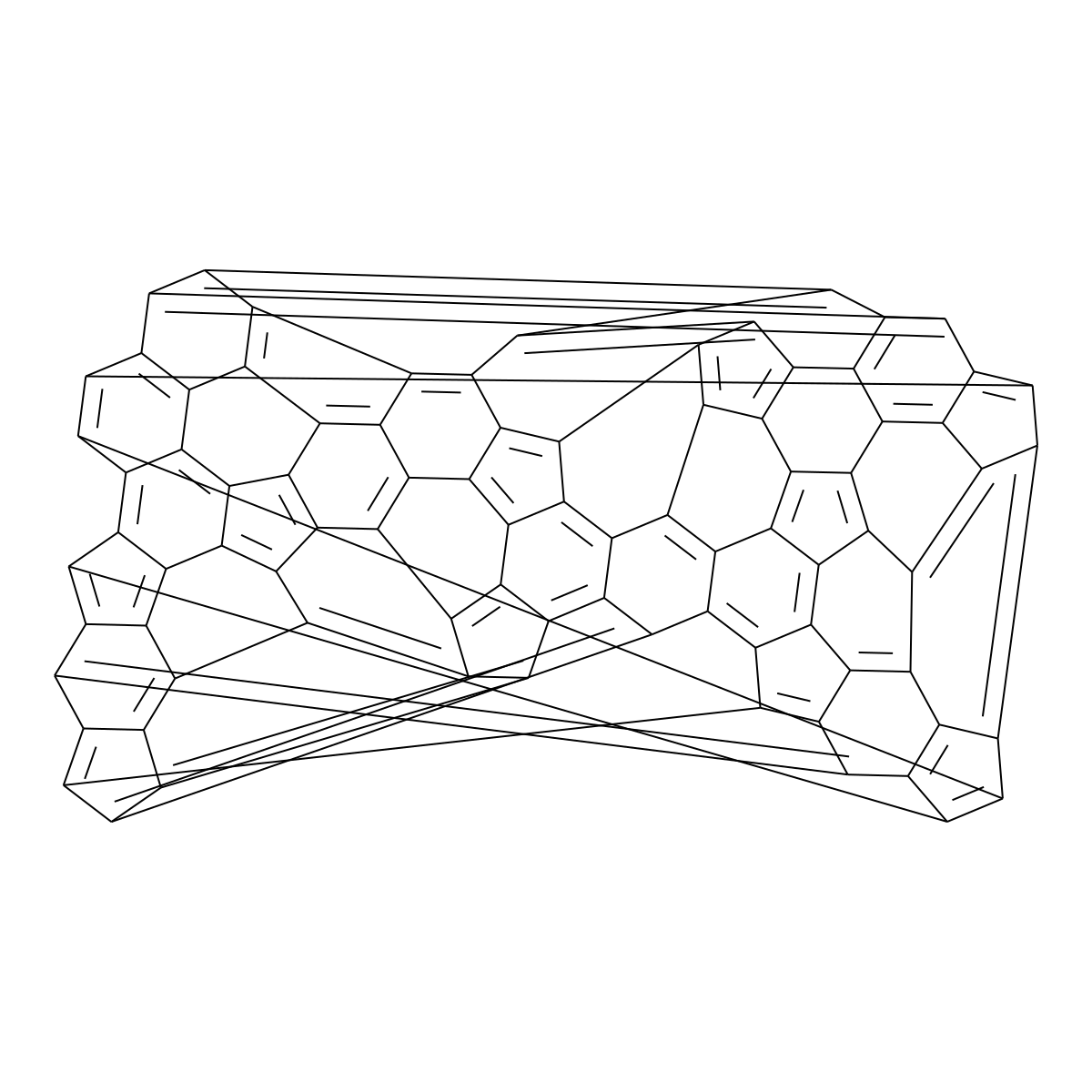 Fullerene-C84 molecular structure, CAS 135113-16-5