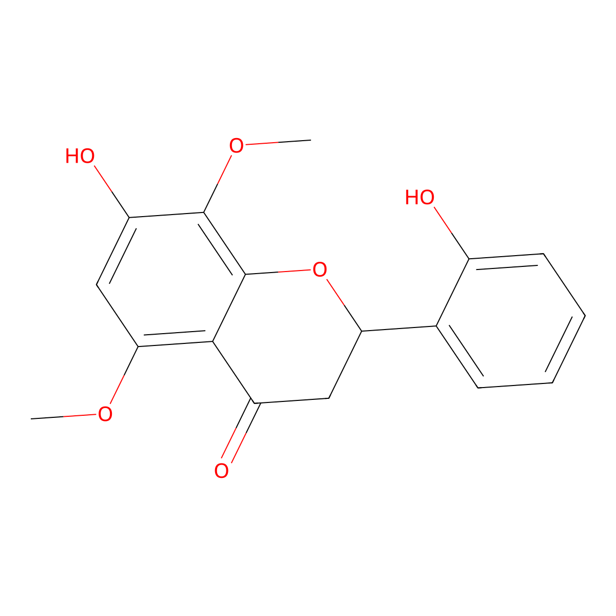 7,2'-Dihydroxy-5,8-dimethoxyflavanone molecular structure, CAS 1351338-14-1