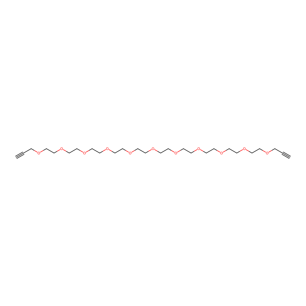4,7,10,13,16,19,22,25,28,31,34-Undecaoxaheptatriaconta-1,36-diyne molecular structure, CAS 1351373-48-2