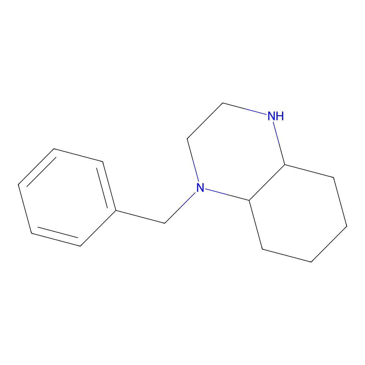 1-Benzyl-decahydroquinoxaline molecular structure, CAS 1351383-56-6