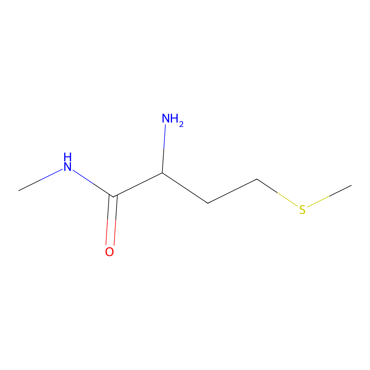 2-amino-N-methyl-4-(methylsulfanyl)butanamide molecular structure, CAS 1351383-96-4