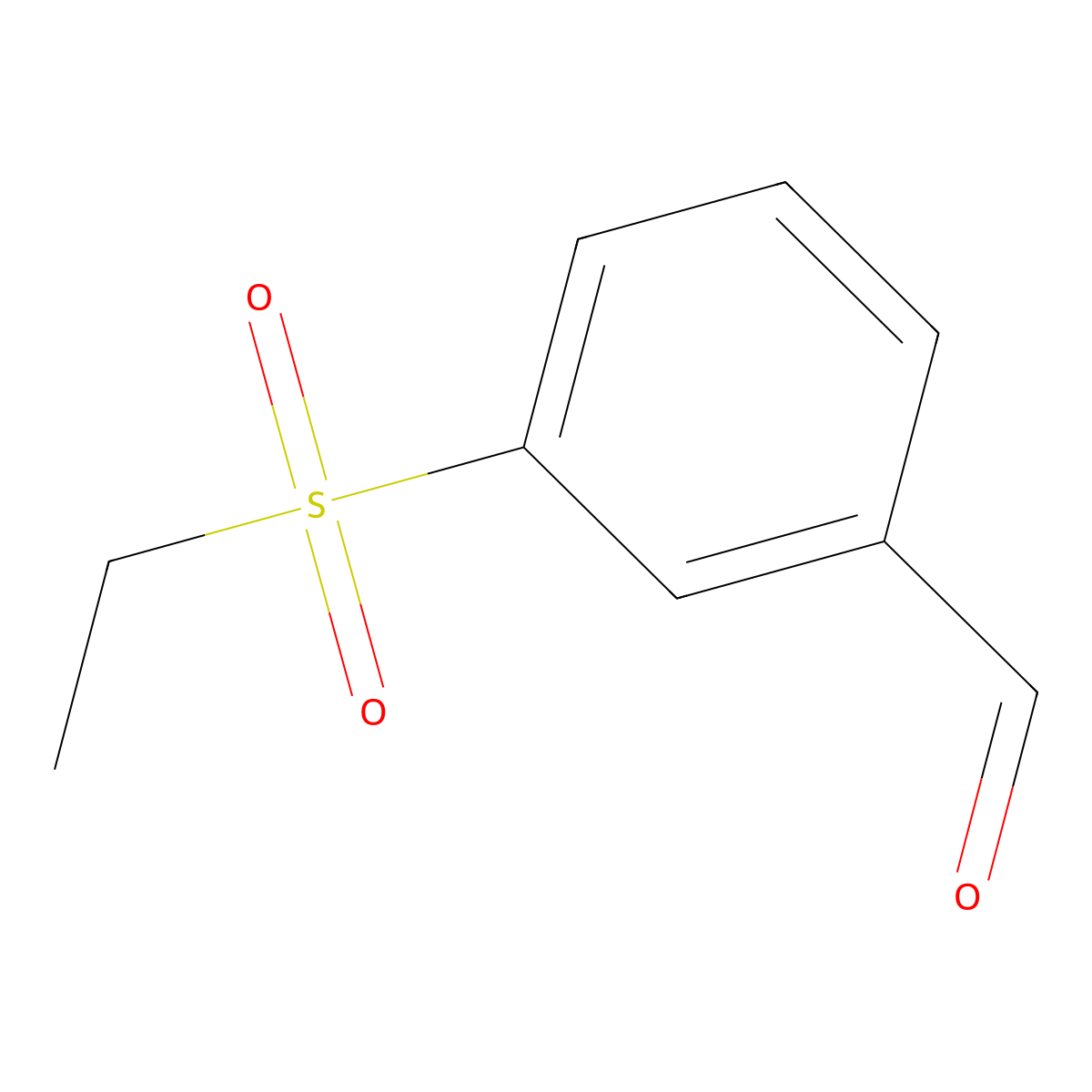 3-(Ethylsulfonyl)benzaldehyde molecular structure, CAS 1351385-64-2