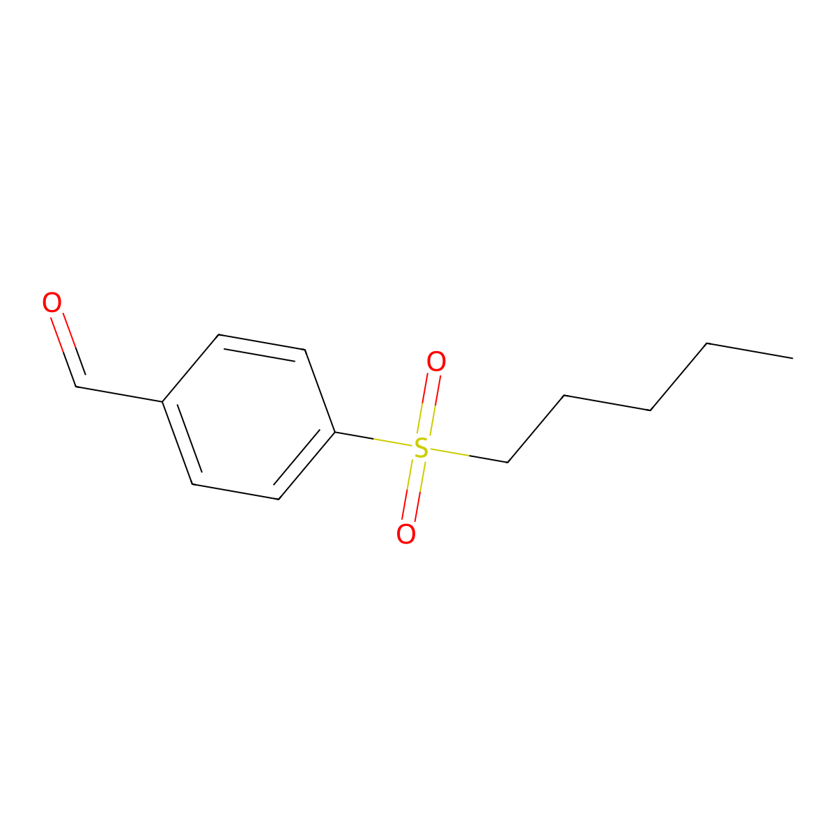4-(Pentylsulfonyl)benzaldehyde molecular structure, CAS 1351392-93-2
