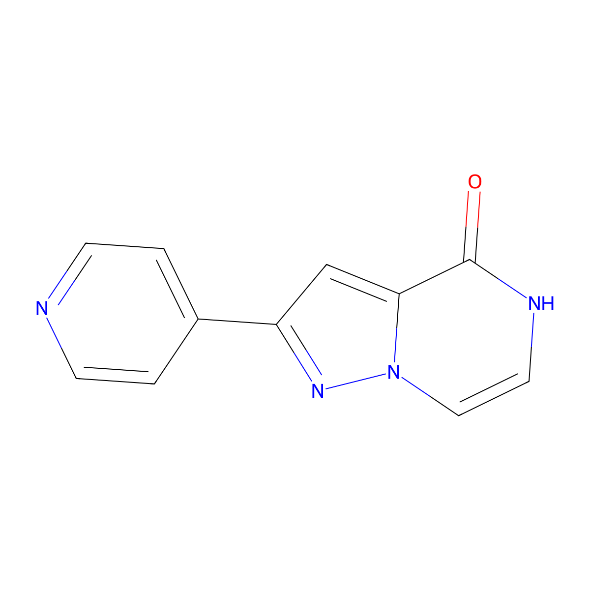 2-(pyridin-4-yl)pyrazolo[1,5-a]pyrazin-4(5H)-one molecular structure, CAS 1351398-75-8