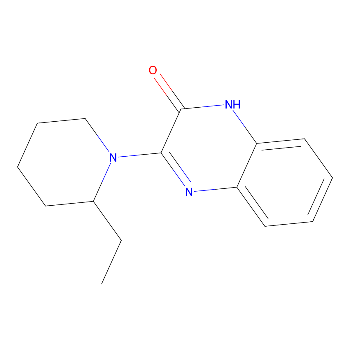 3-(2-ethylpiperidin-1-yl)quinoxalin-2(1H)-one molecular structure, CAS 1351398-80-5