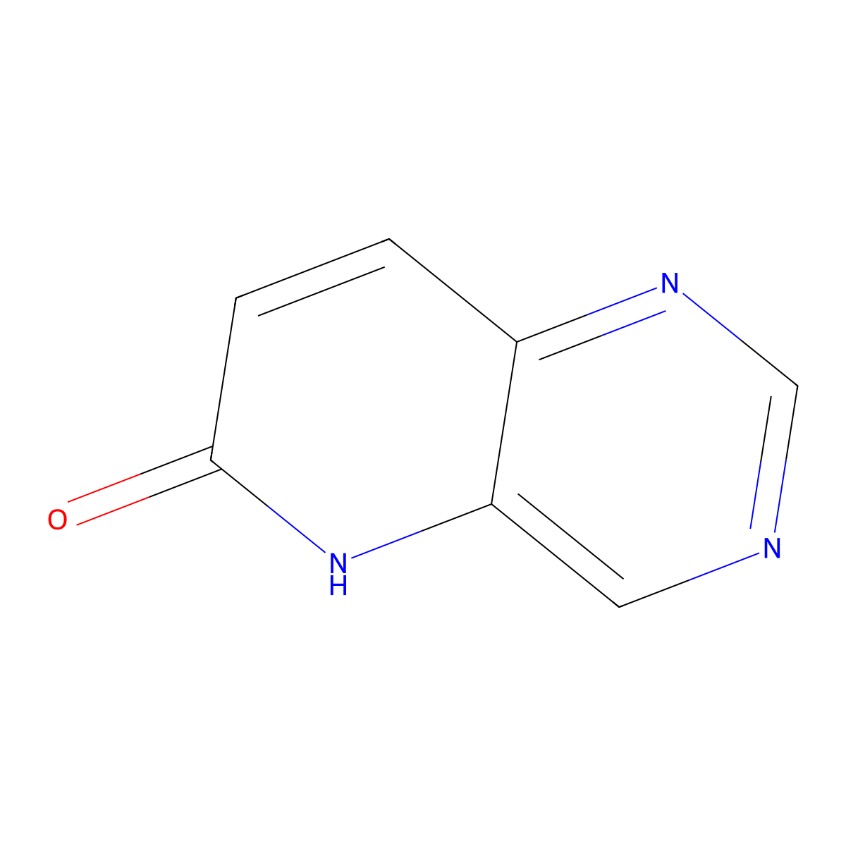 Pyrido[3,2-d]pyrimidin-6(5H)-one molecular structure, CAS 1351402-14-6
