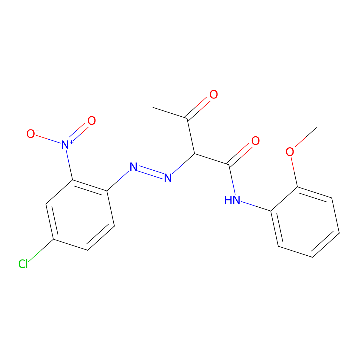Pigment Yellow 73 molecular structure, CAS 13515-40-7