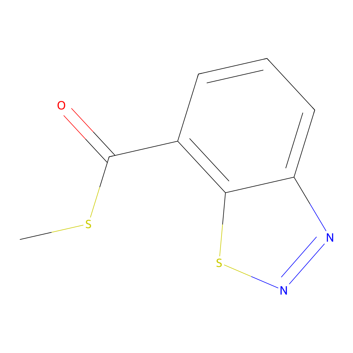 Acibenzolar-S-Methyl molecular structure, CAS 135158-54-2