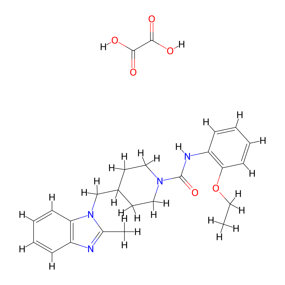 N-(2-ethoxyphenyl)-4-((2-methyl-1H-benzo[d]imidazol-1-yl)methyl)piperidine-1-carboxamide oxalate molecular structure, CAS 1351586-99-6