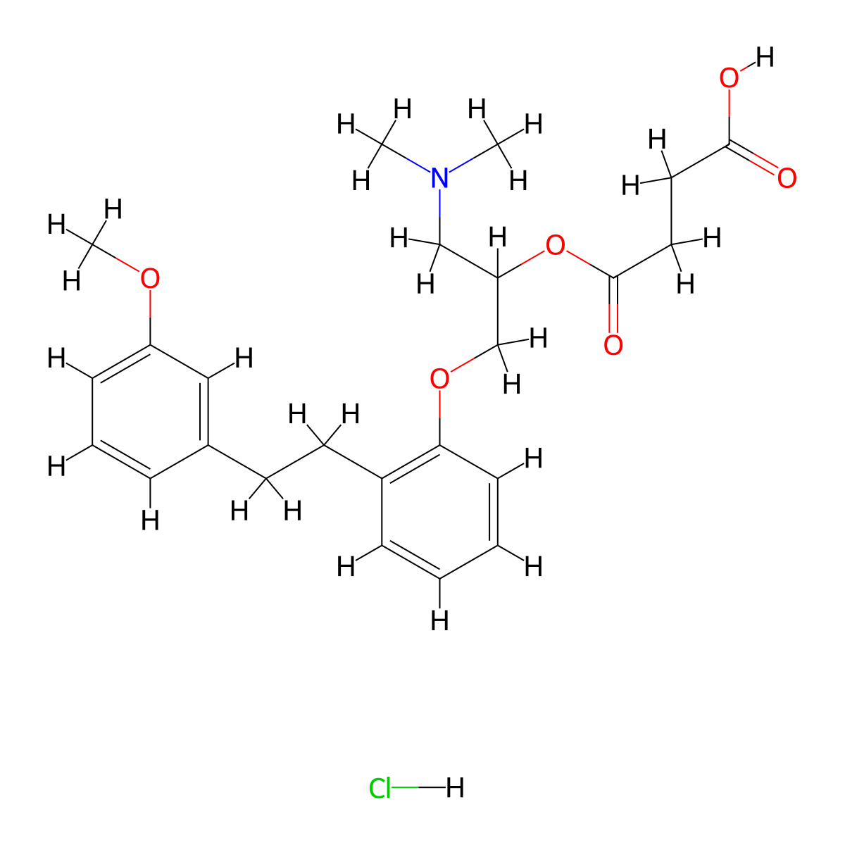 Sarpogrelate Hydrochloride molecular structure, CAS 135159-51-2