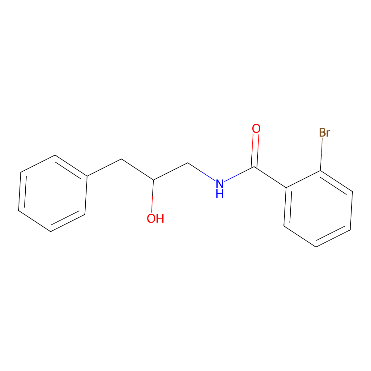 2-bromo-N-(2-hydroxy-3-phenylpropyl)benzamide molecular structure, CAS 1351599-68-2