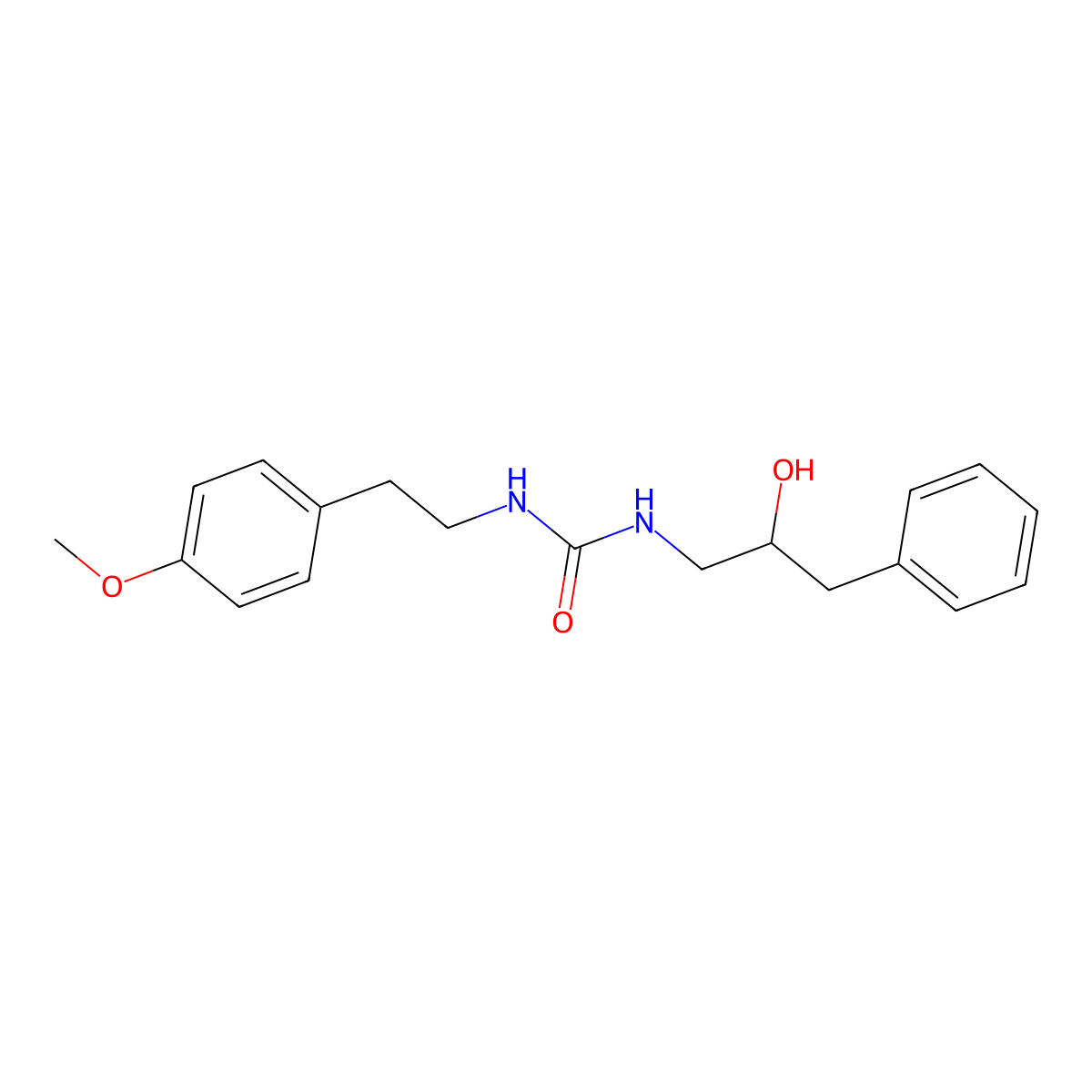 1-(2-Hydroxy-3-phenylpropyl)-3-(4-methoxyphenethyl)urea molecular structure, CAS 1351607-08-3
