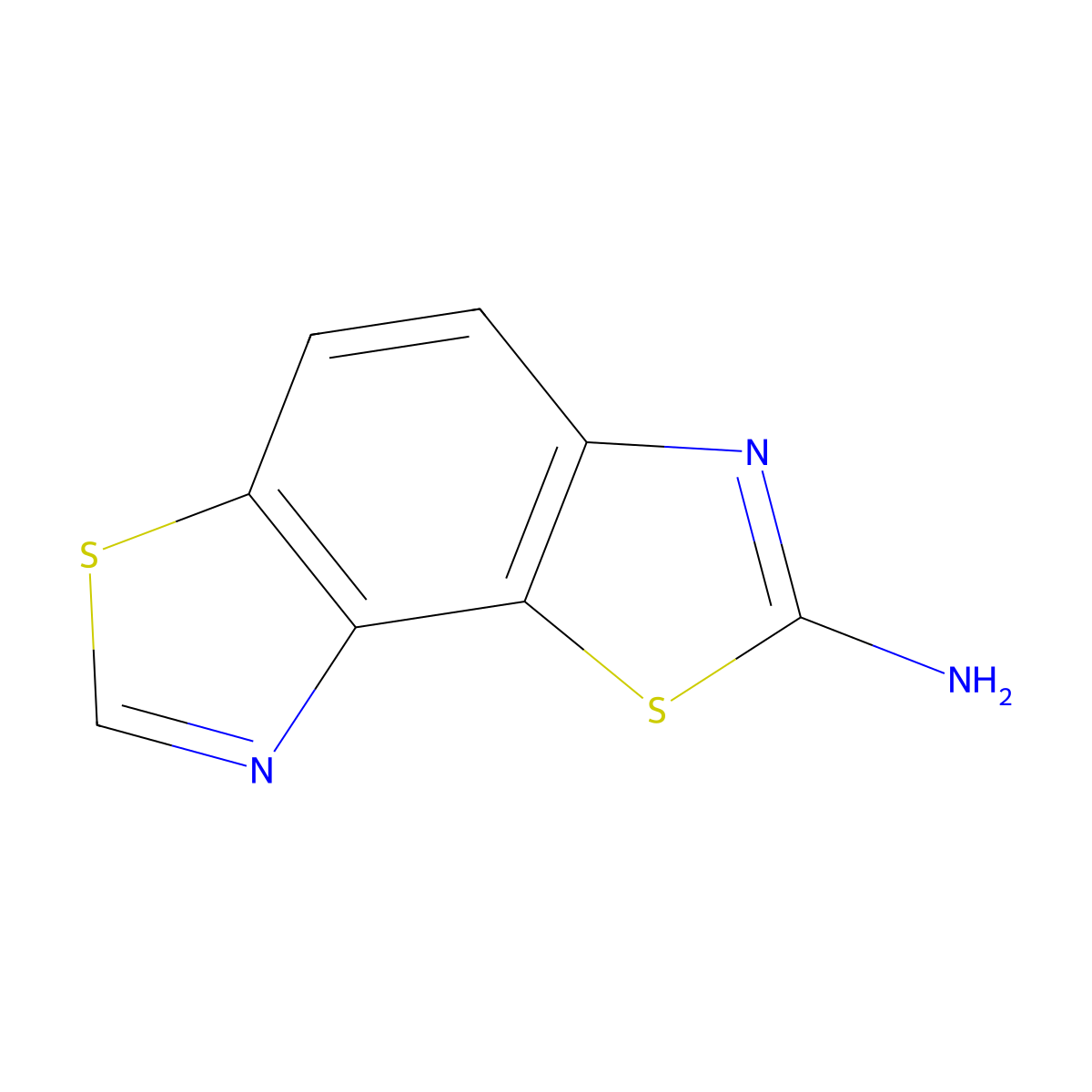 3,10-Dithia-5,12-diazatricyclo(7.3.0.0,2,6)dodeca-1,4,6,8,11-pentaen-4-amine molecular structure, CAS 1351634-83-7