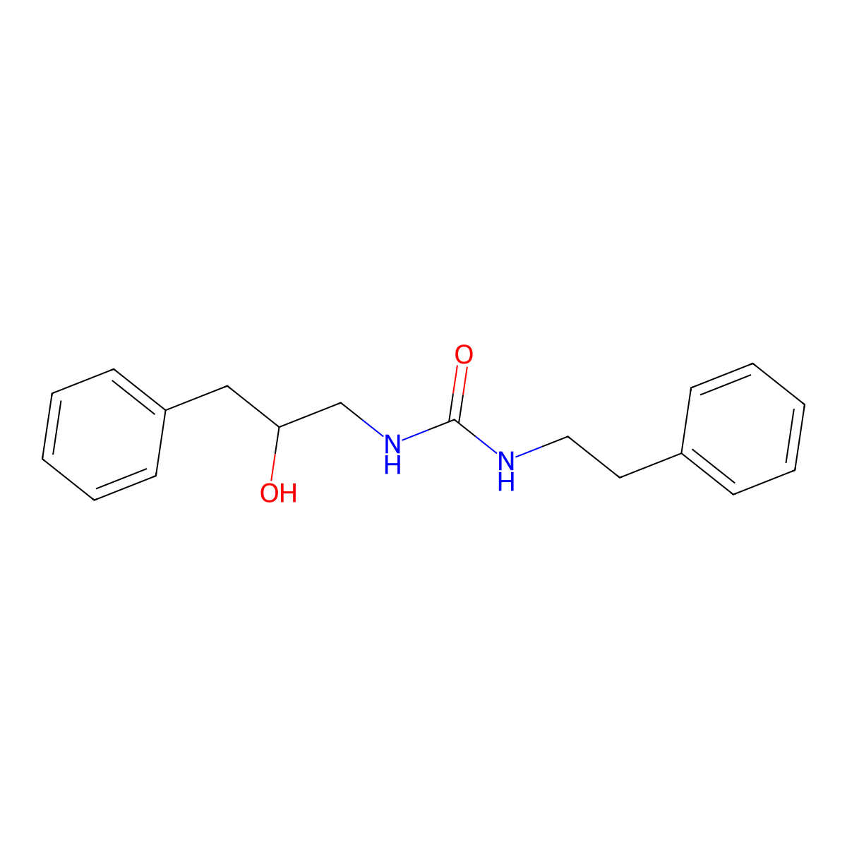 1-(2-Hydroxy-3-phenylpropyl)-3-phenethylurea molecular structure, CAS 1351642-98-2