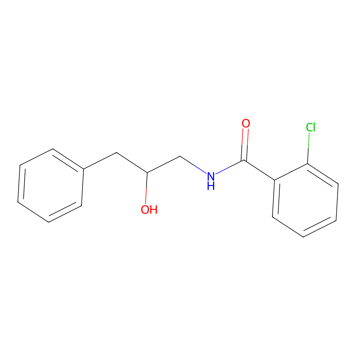 2-chloro-N-(2-hydroxy-3-phenylpropyl)benzamide molecular structure, CAS 1351647-37-4