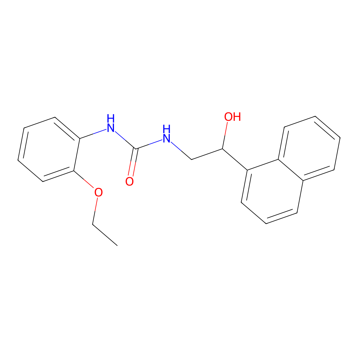 1-(2-Ethoxyphenyl)-3-[2-hydroxy-2-(naphthalen-1-yl)ethyl]urea molecular structure, CAS 1351651-48-3