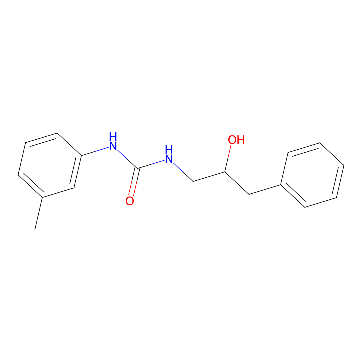 1-(2-Hydroxy-3-phenylpropyl)-3-(m-tolyl)urea molecular structure, CAS 1351658-16-6