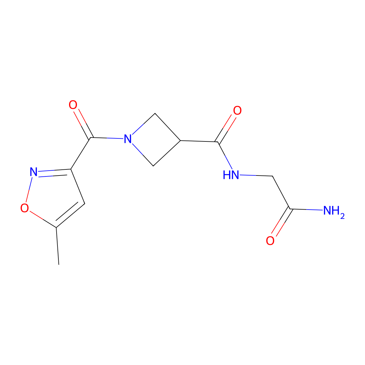 N-(2-amino-2-oxoethyl)-1-(5-methylisoxazole-3-carbonyl)azetidine-3-carboxamide molecular structure, CAS 1351658-69-9