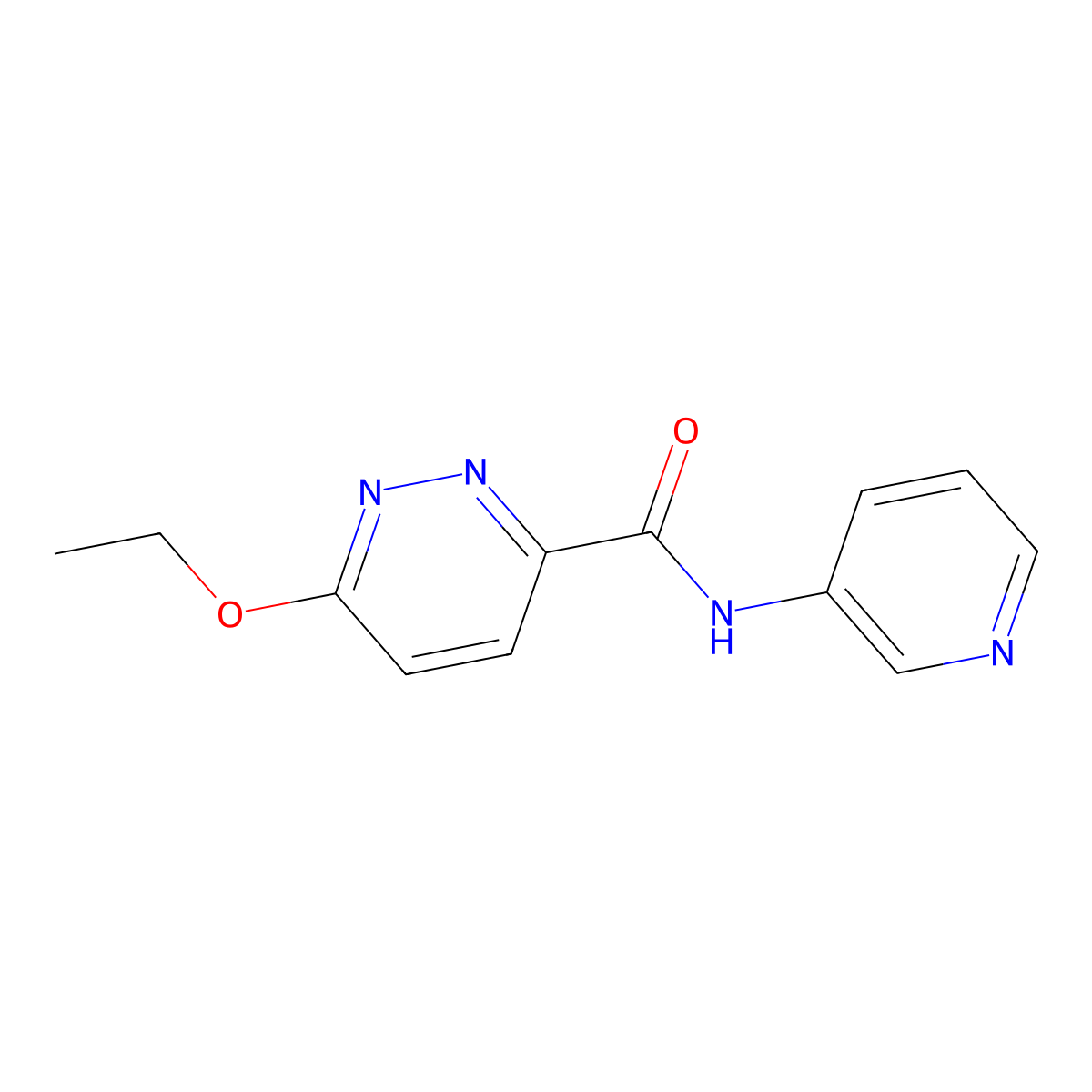 6-ethoxy-N-(pyridin-3-yl)pyridazine-3-carboxamide molecular structure, CAS 1351658-99-5