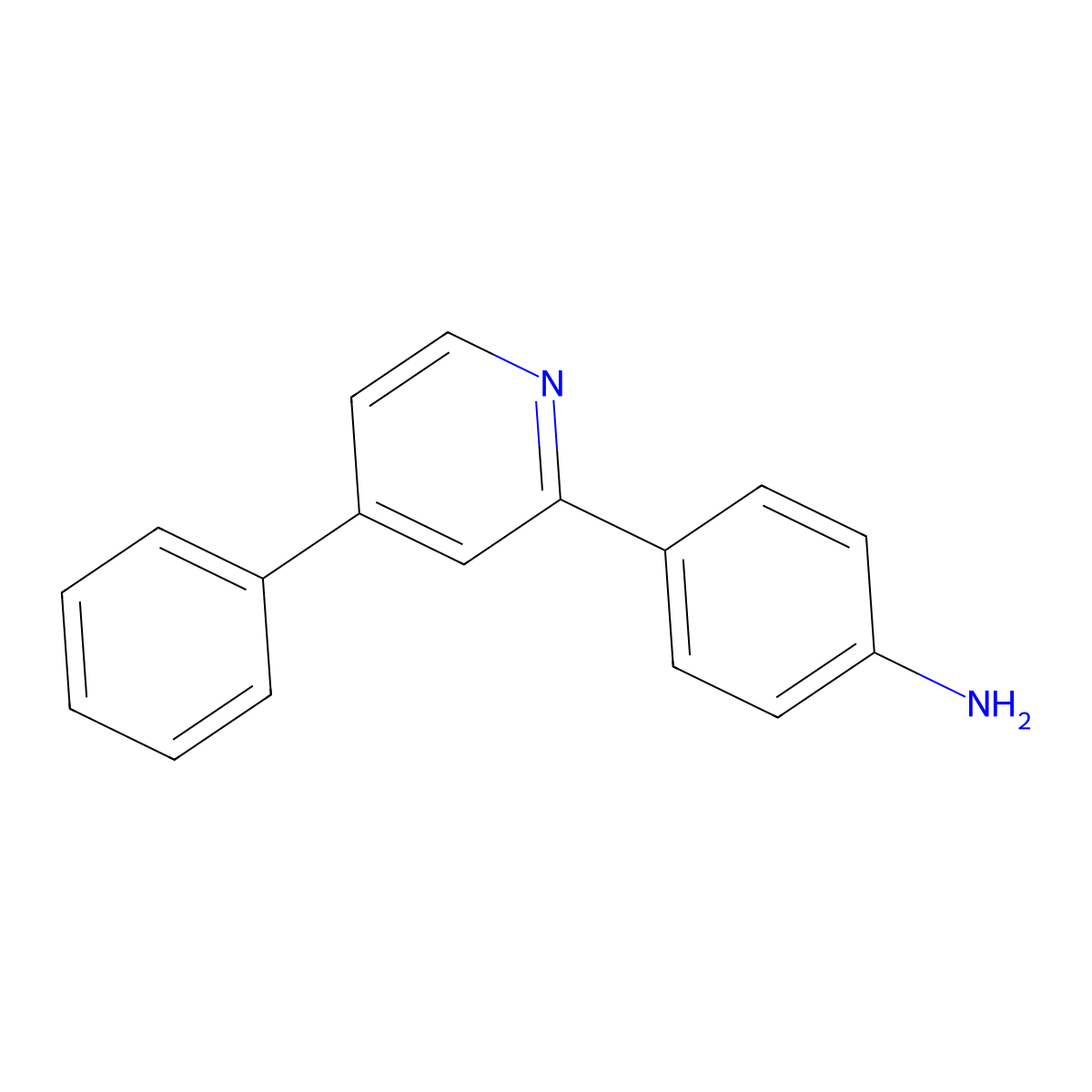 4-(4-Phenylpyridin-2-yl)aniline molecular structure, CAS 1351665-31-0