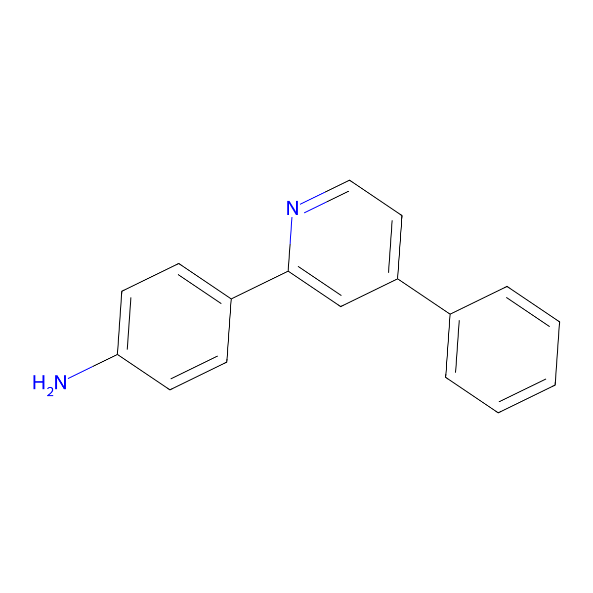 4-(4-Phenylpyridin-2-yl)aniline molecular structure, CAS 1351665-31-0
