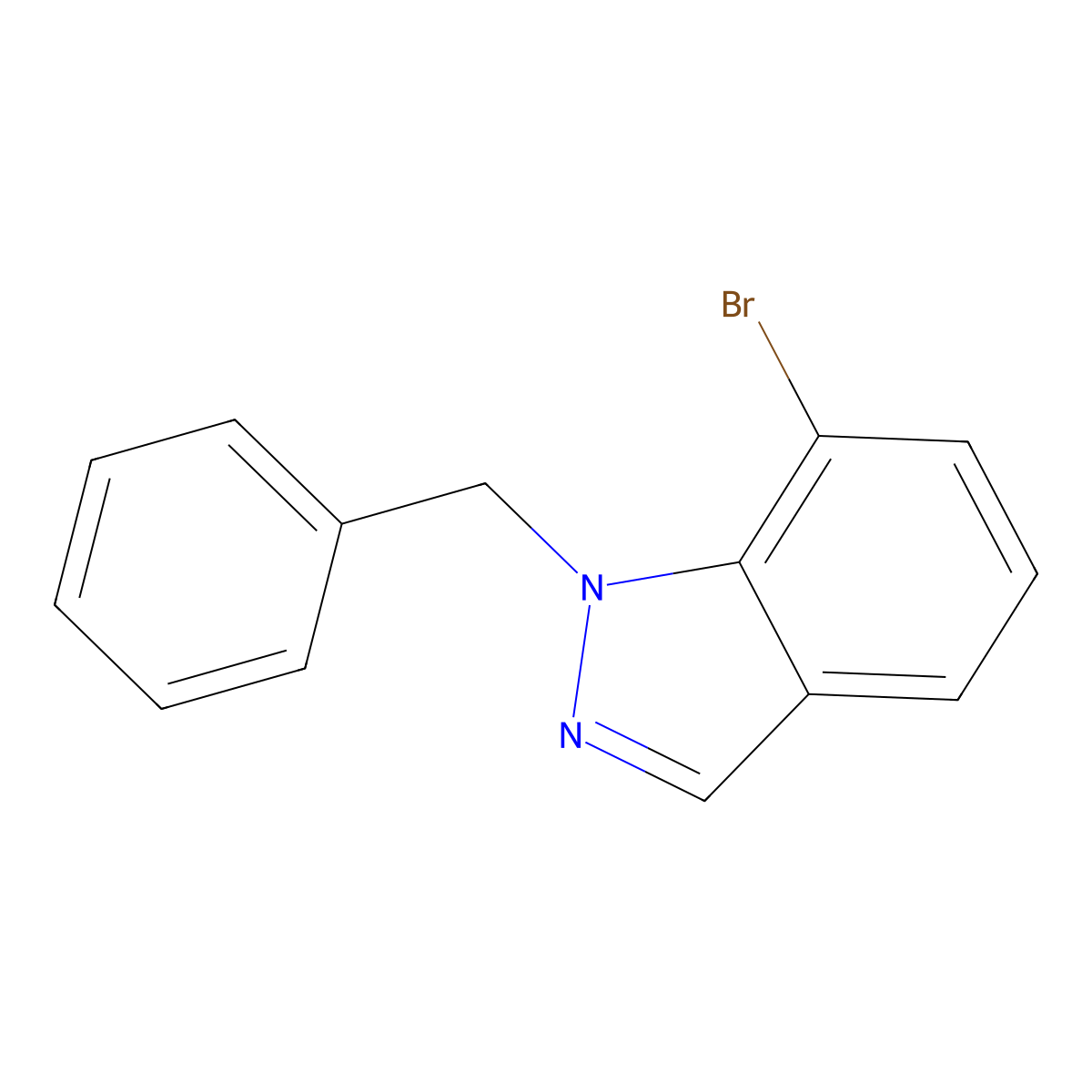 1-Benzyl-7-bromo-1H-indazole molecular structure, CAS 1351668-27-3