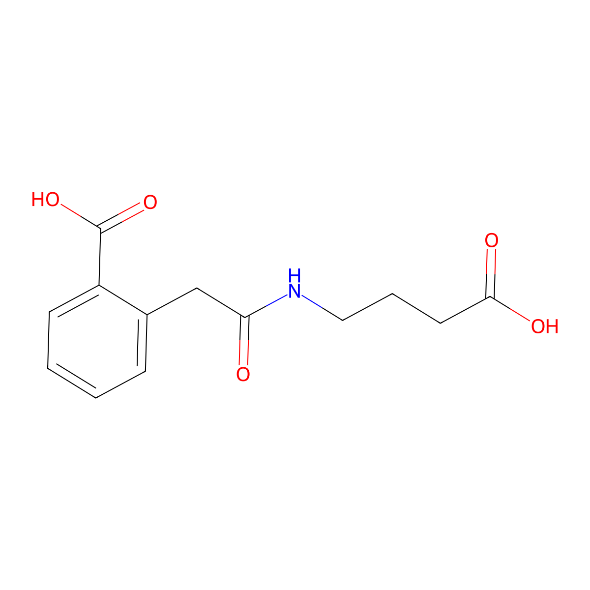 2-(2-((3-Carboxypropyl)amino)-2-oxoethyl)benzoic acid molecular structure, CAS 1351689-71-8