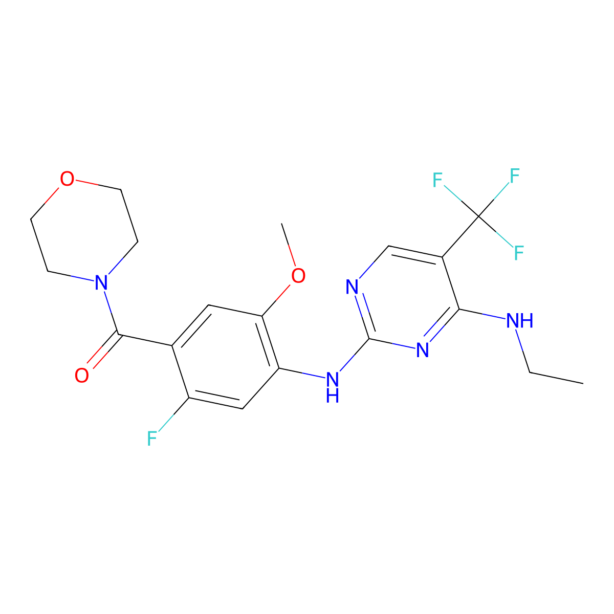 Gne-7915 molecular structure, CAS 1351761-44-8