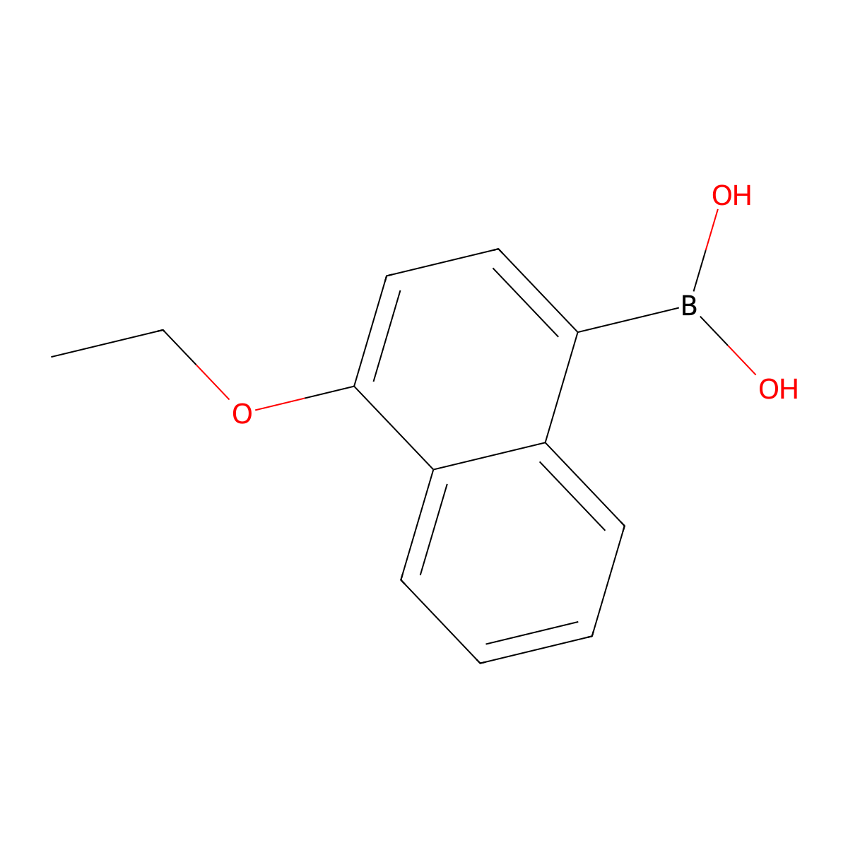 (4-Ethoxynaphthalen-1-yl)boronic acid molecular structure, CAS 1351778-17-0