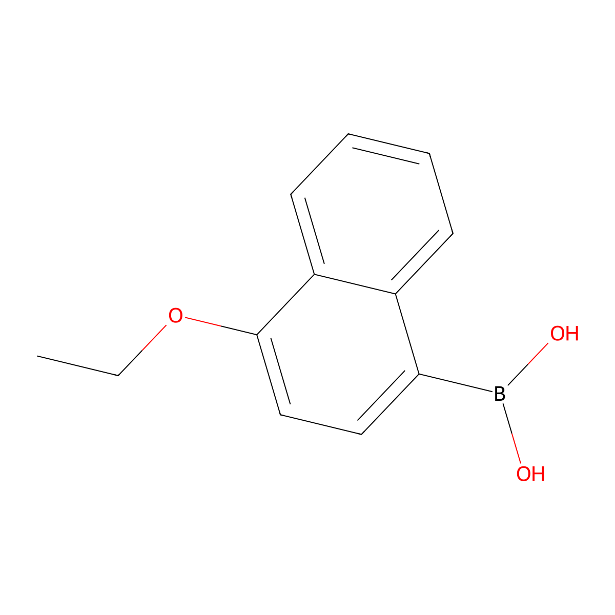 (4-Ethoxynaphthalen-1-yl)boronic acid molecular structure, CAS 1351778-17-0