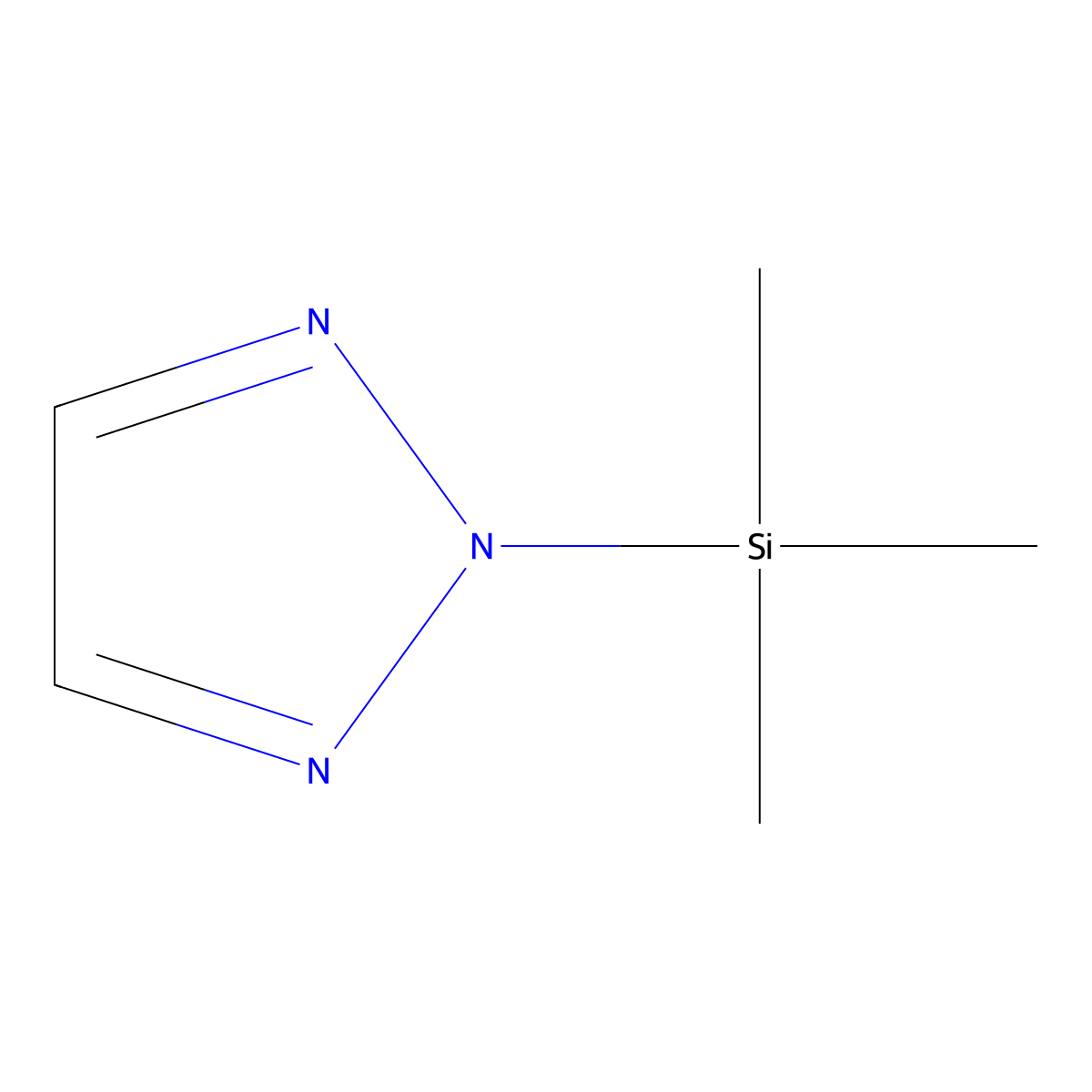 2-(Trimethylsilyl)-2H-1,2,3-triazole molecular structure, CAS 13518-80-4