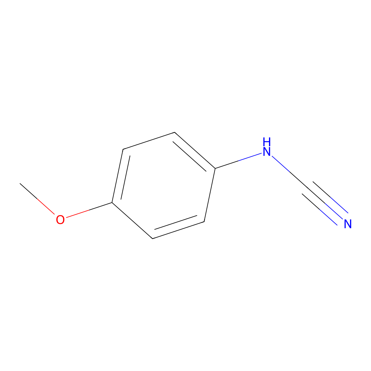 [(4-Methoxyphenyl)amino]formonitrile molecular structure, CAS 13519-16-9