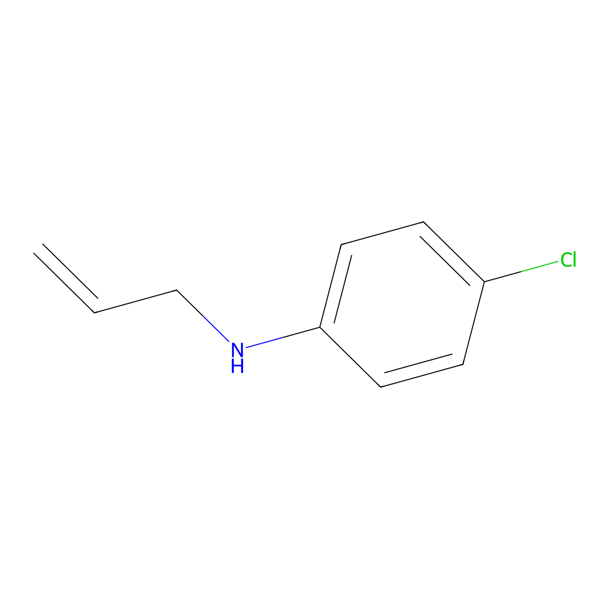 N-Allyl-4-chloroaniline molecular structure, CAS 13519-80-7