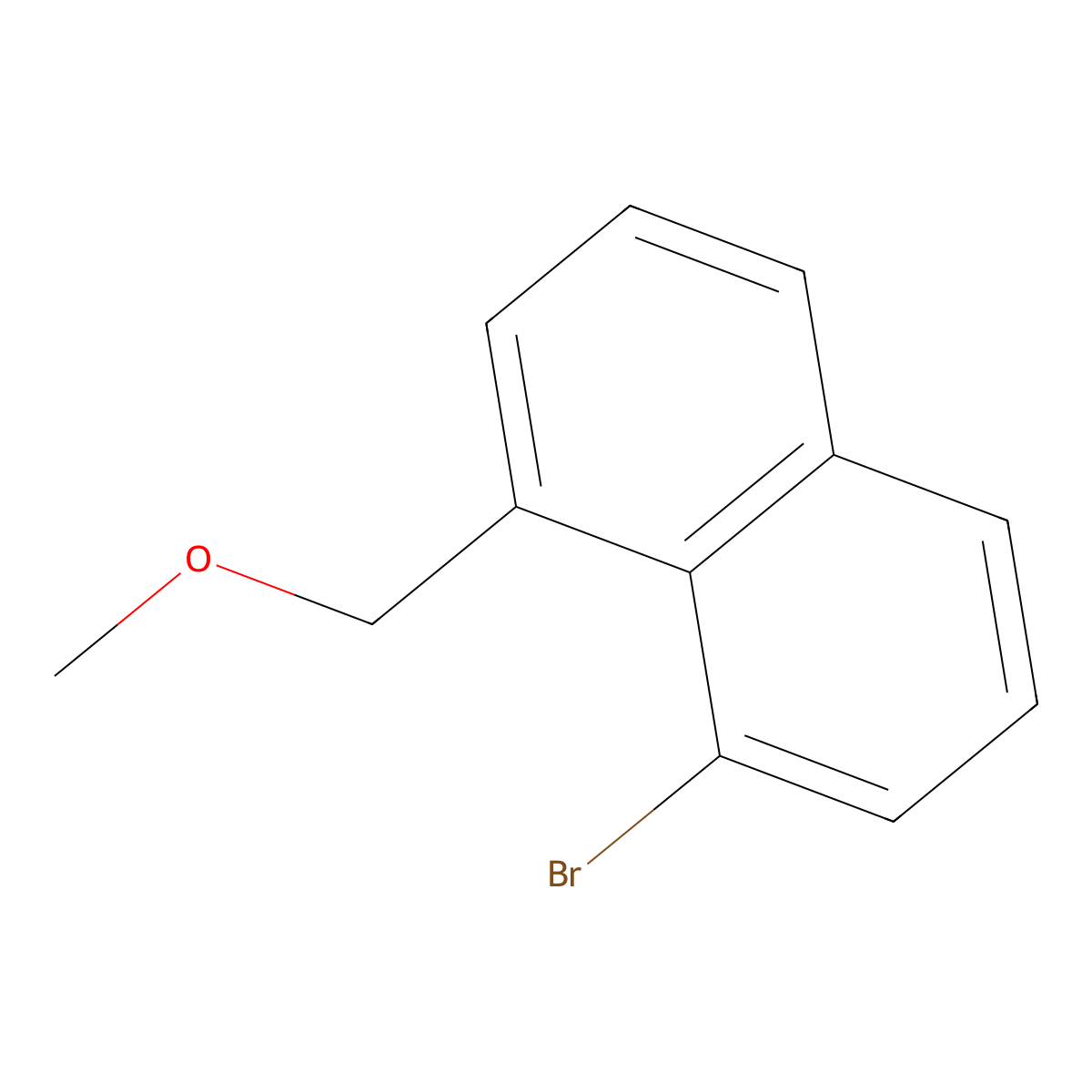 1-Bromo-8-(methoxymethyl)naphthalene molecular structure, CAS 135190-16-8