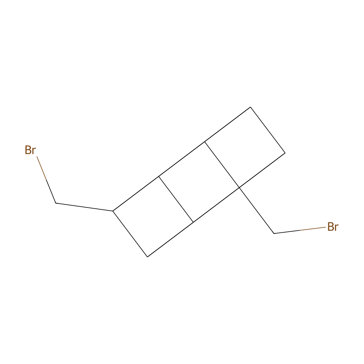 (1s,2R,3r,8S)-1,4-bis(bromomethyl)cubane molecular structure, CAS 135191-74-1