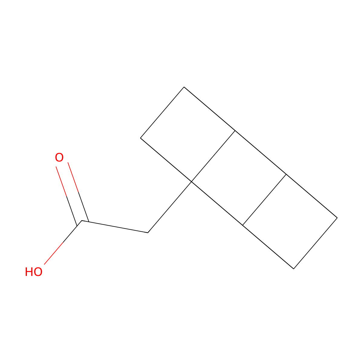 2-(Cuban-1-yl)acetic acid molecular structure, CAS 135191-75-2