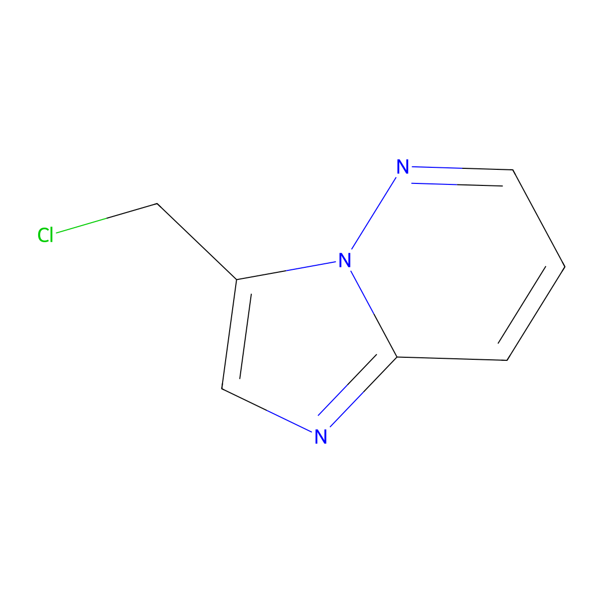 3-(Chloromethyl)imidazo[1,2-b]pyridazine molecular structure, CAS 135207-29-3