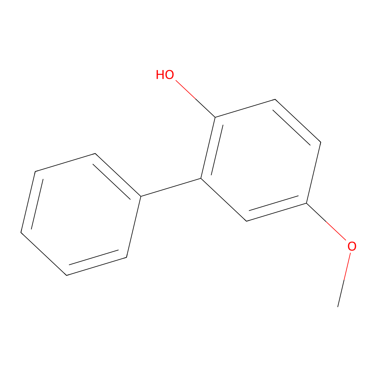 5-Methoxy[1,1'-biphenyl]-2-ol molecular structure, CAS 13522-82-2