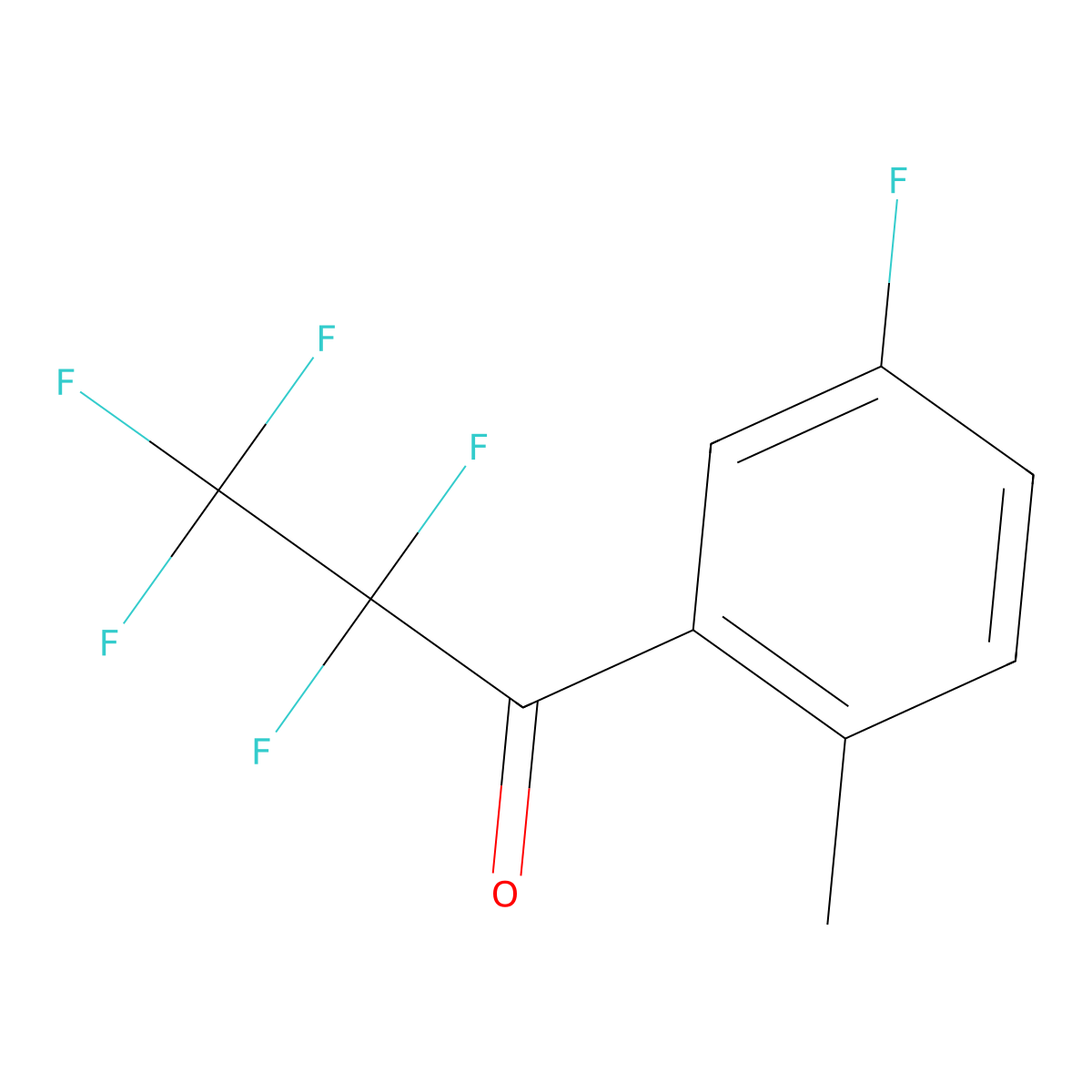 6'-Methyl-2,2,3,3,3,3'-hexafluoropropiophenone molecular structure, CAS 1352209-16-5