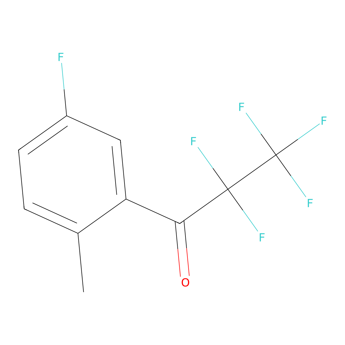 6'-Methyl-2,2,3,3,3,3'-hexafluoropropiophenone molecular structure, CAS 1352209-16-5