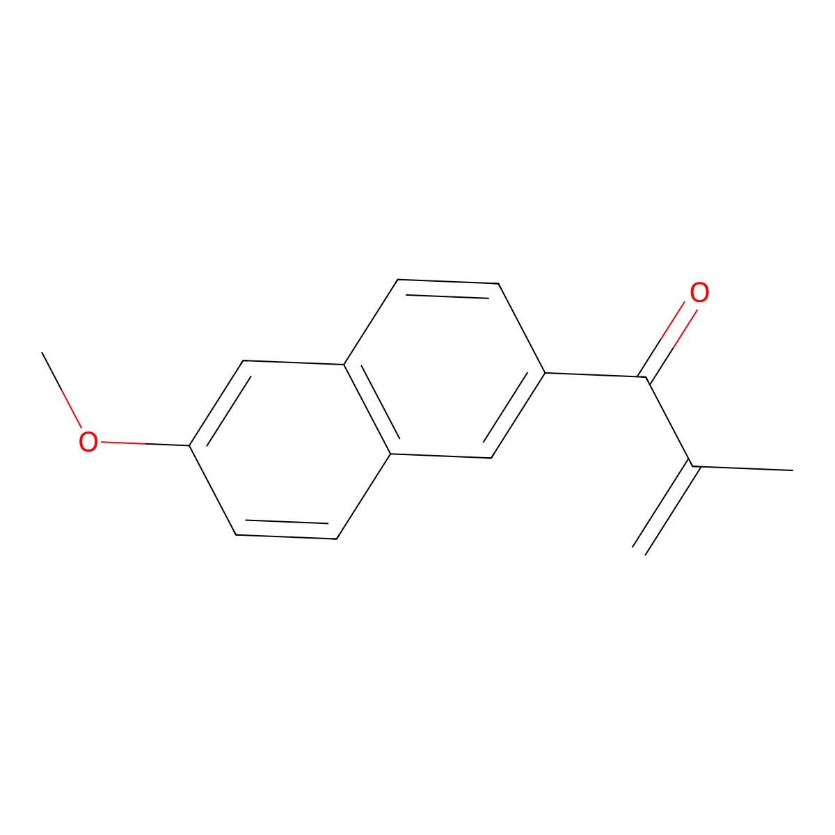 1-(6-Methoxy-2-naphthyl)-2-methyl-2-propenone molecular structure, CAS 1352211-24-5