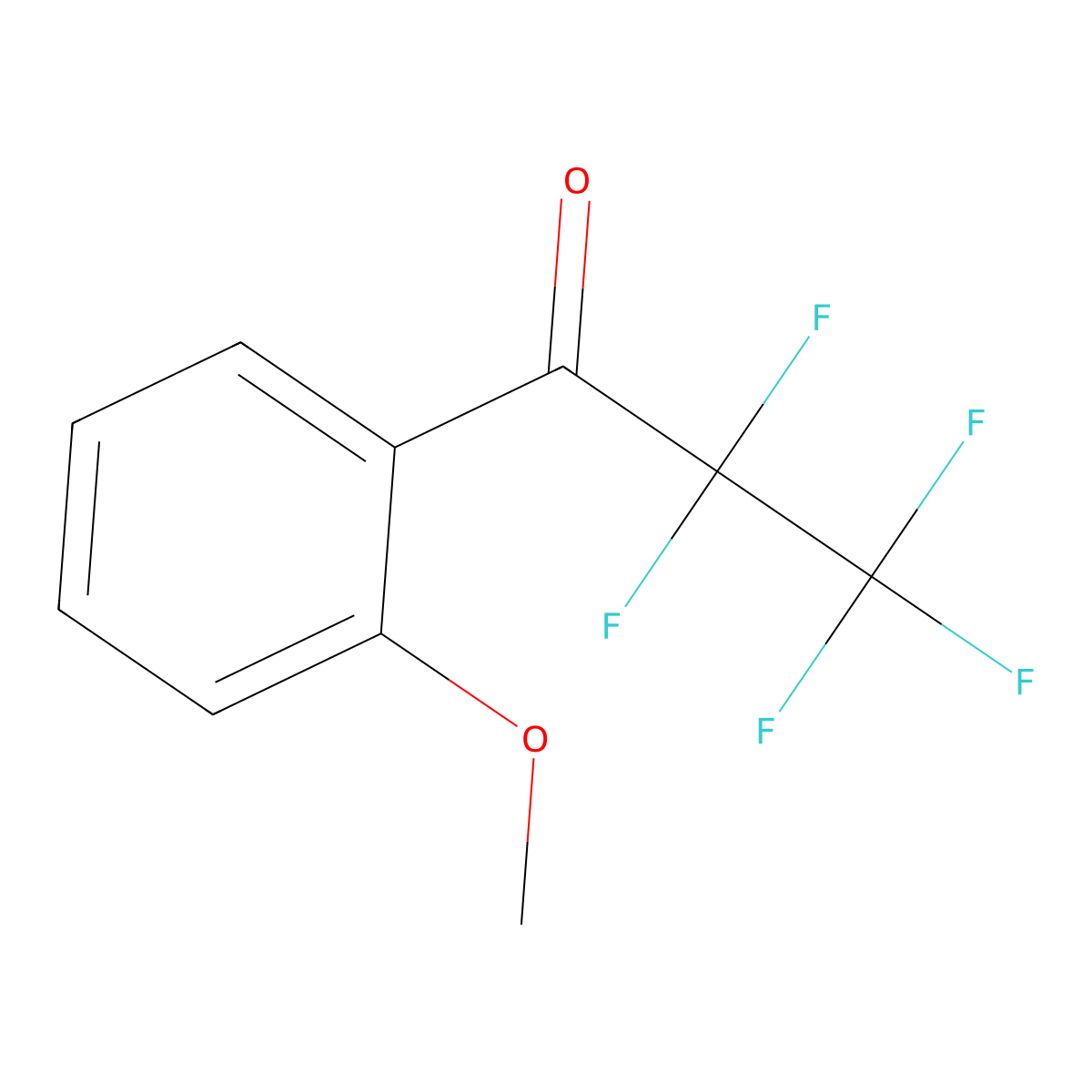 2'-Methoxy-2,2,3,3,3-pentafluoropropiophenone molecular structure, CAS 1352217-18-5