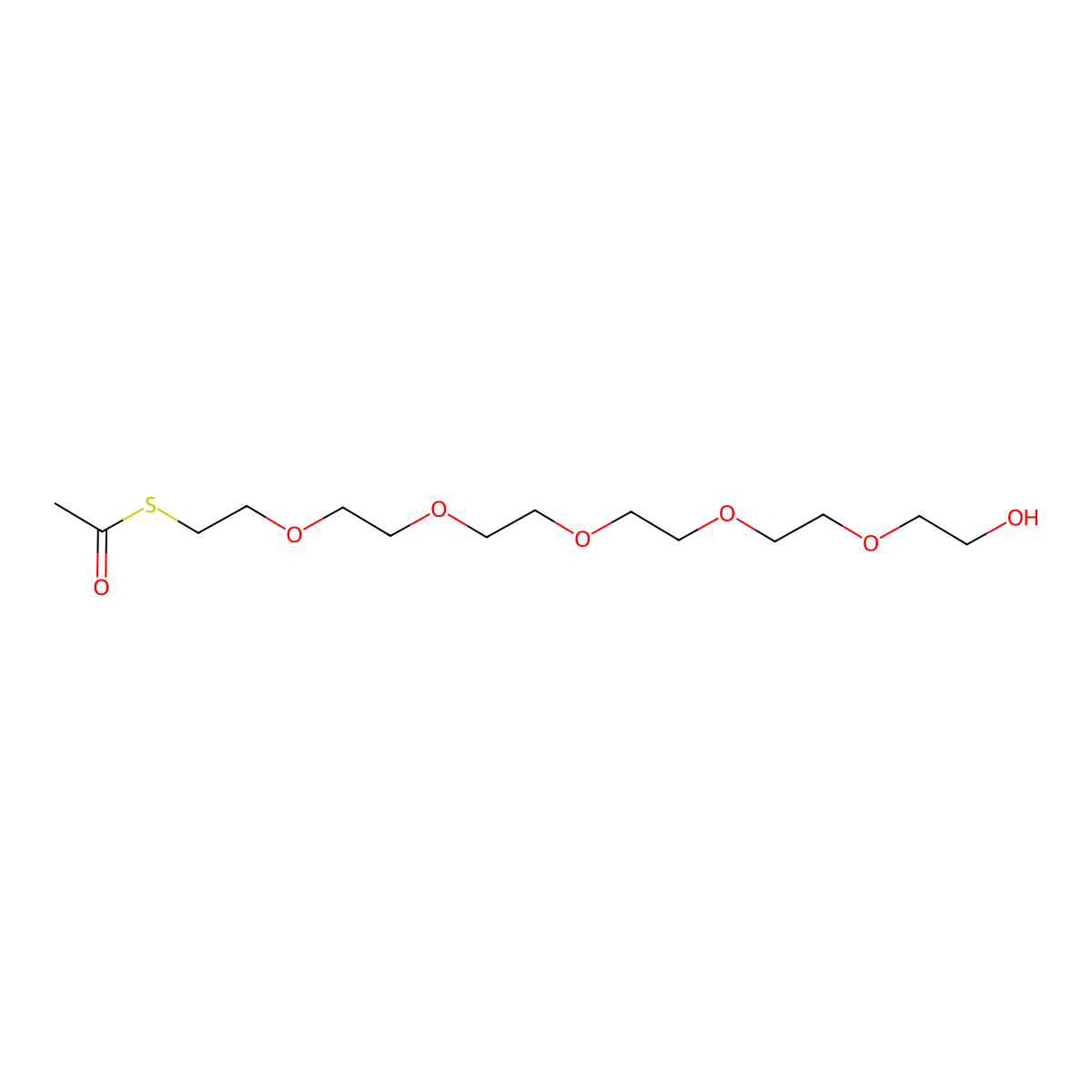 S-acetyl-PEG6-alcohol molecular structure, CAS 1352221-63-6