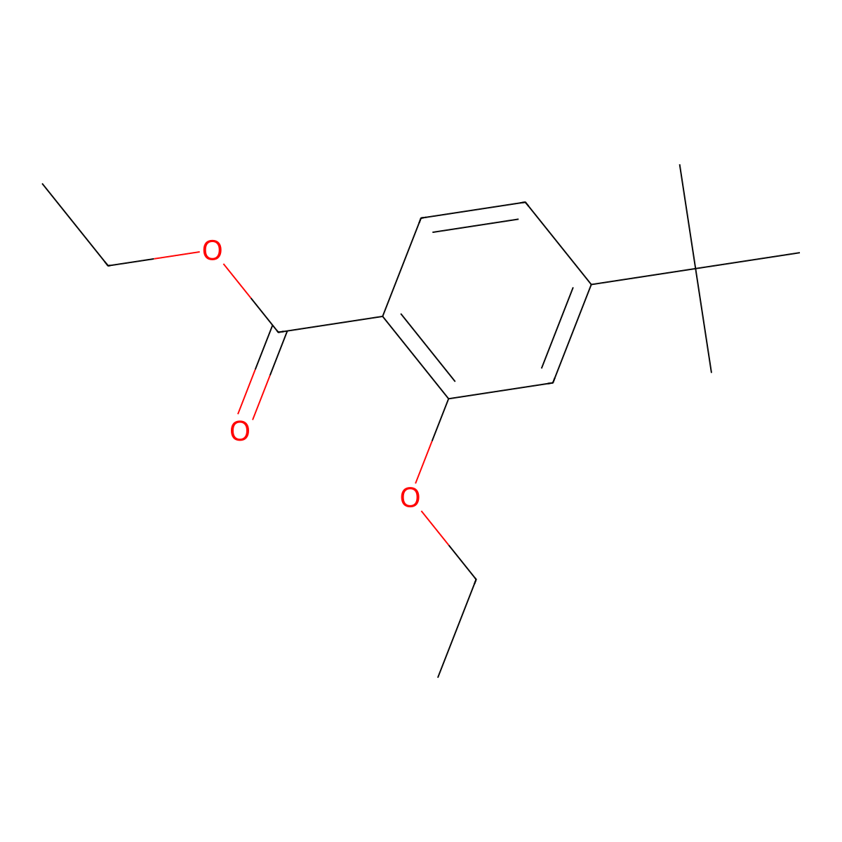 Ethyl 4-tert-butyl-2-ethoxybenzoate molecular structure, CAS 1352222-47-9